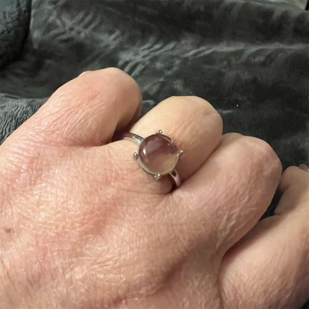Ametrine Silver plated Band Ring